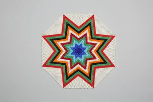 Image: Beadwork mat - geometric / star